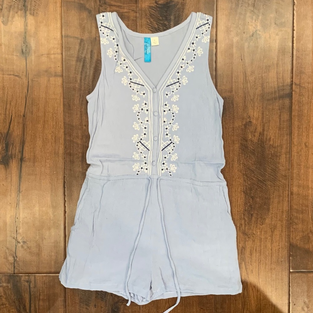 Francesca blue romper